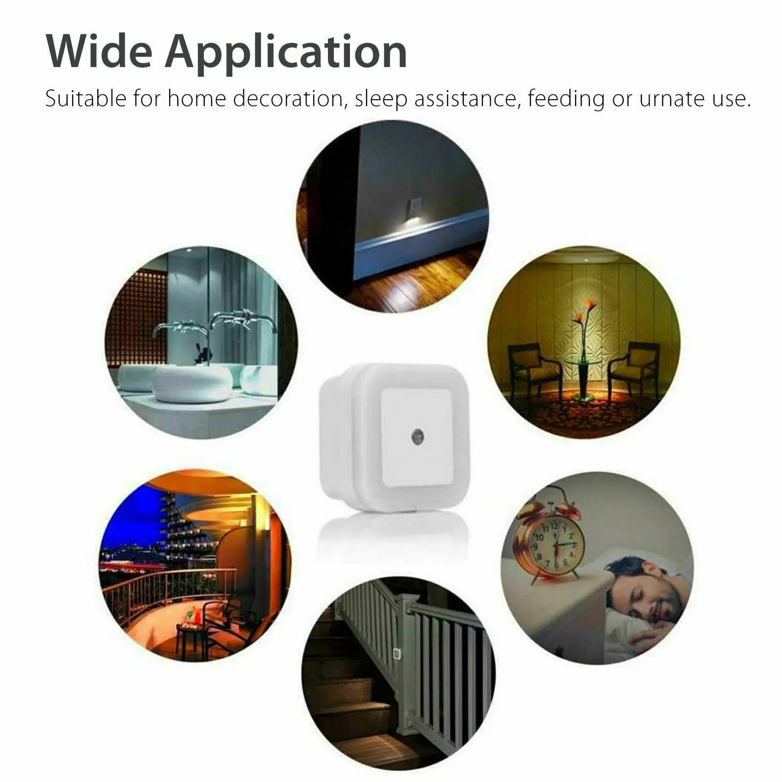 Led Night Light Mini Cute Stars Lamp 220V 110V Kids Bedroom Automatic Sensor Decoration Lighting Reading Table Book Children