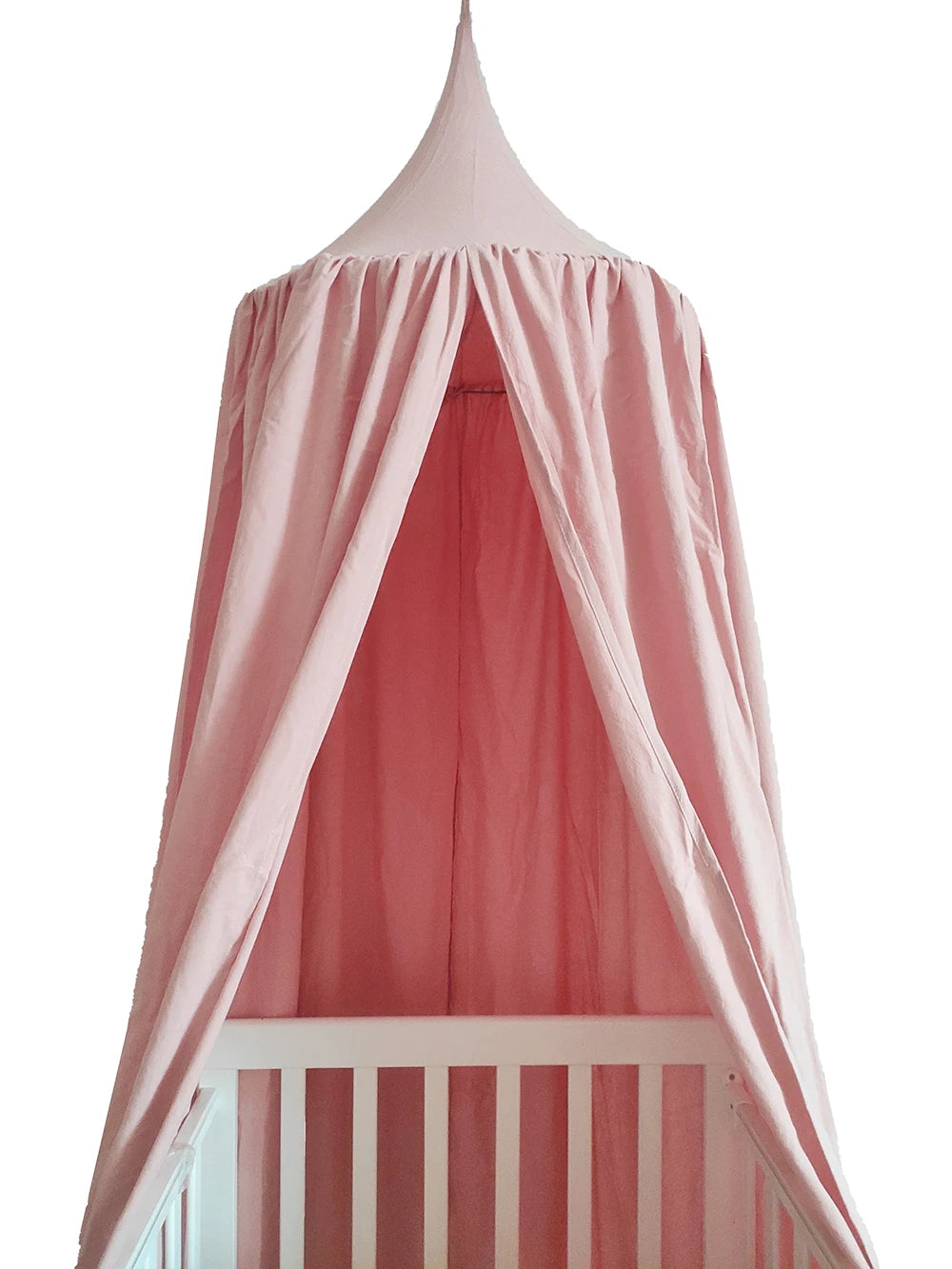 Baby Crib Canopy | 100% Cotton with Elegant Ruffles