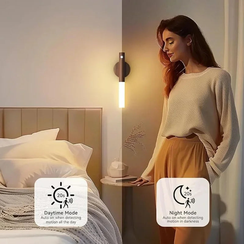 LED Guide Light with Motion Sensor | USB Rechargeable for Hallways and Cribs