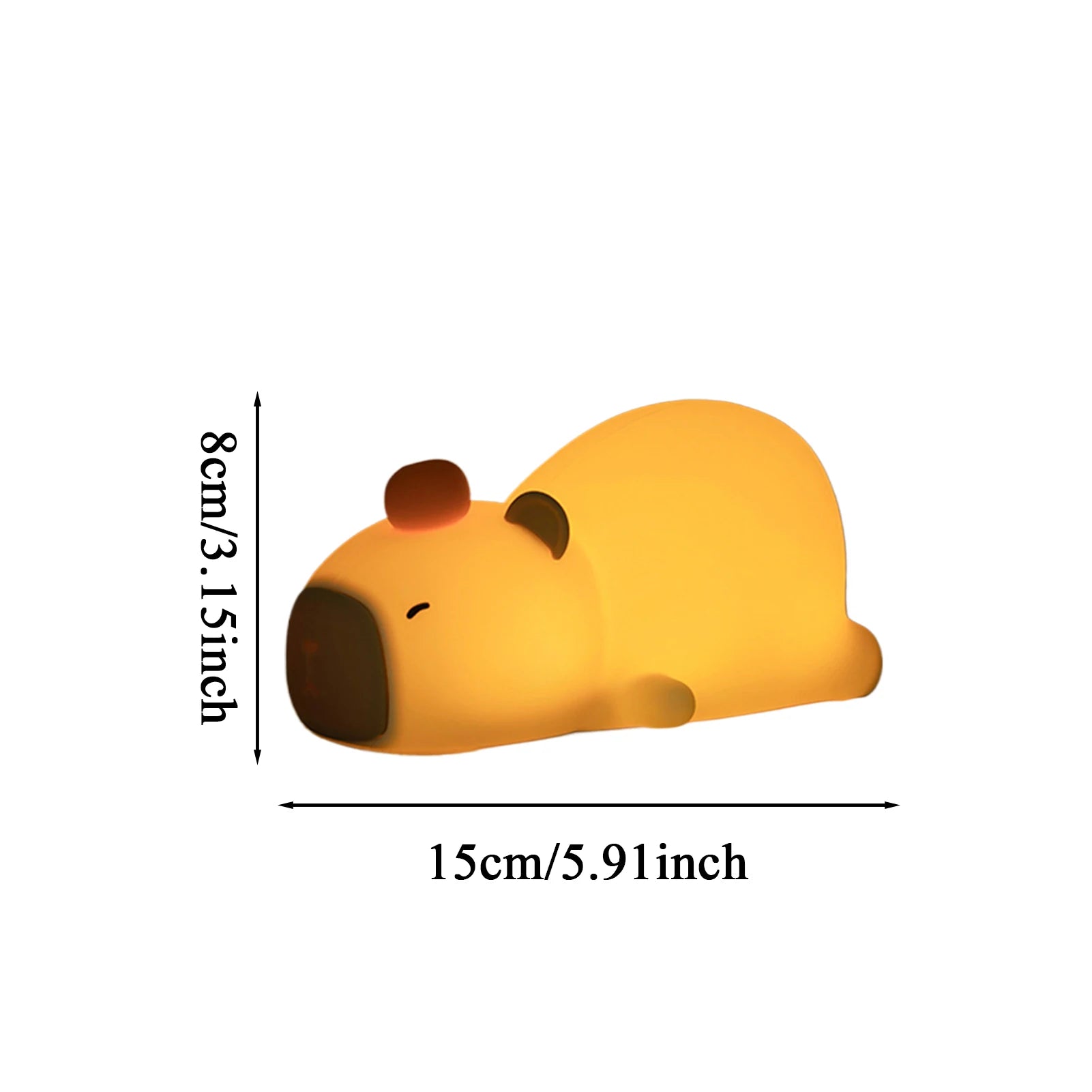 Panda Silicone LED Night Light | Touch 3 Modes for Kids