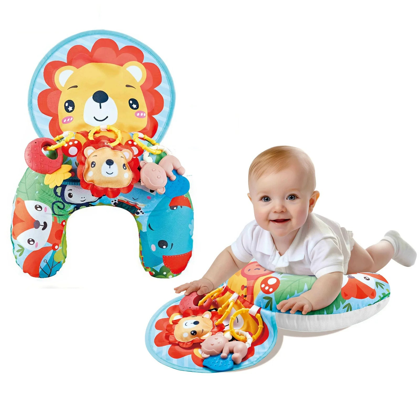 Tummy Time Pillow | Stimulates Your Baby's Vision from Day 1 | High Contrast
