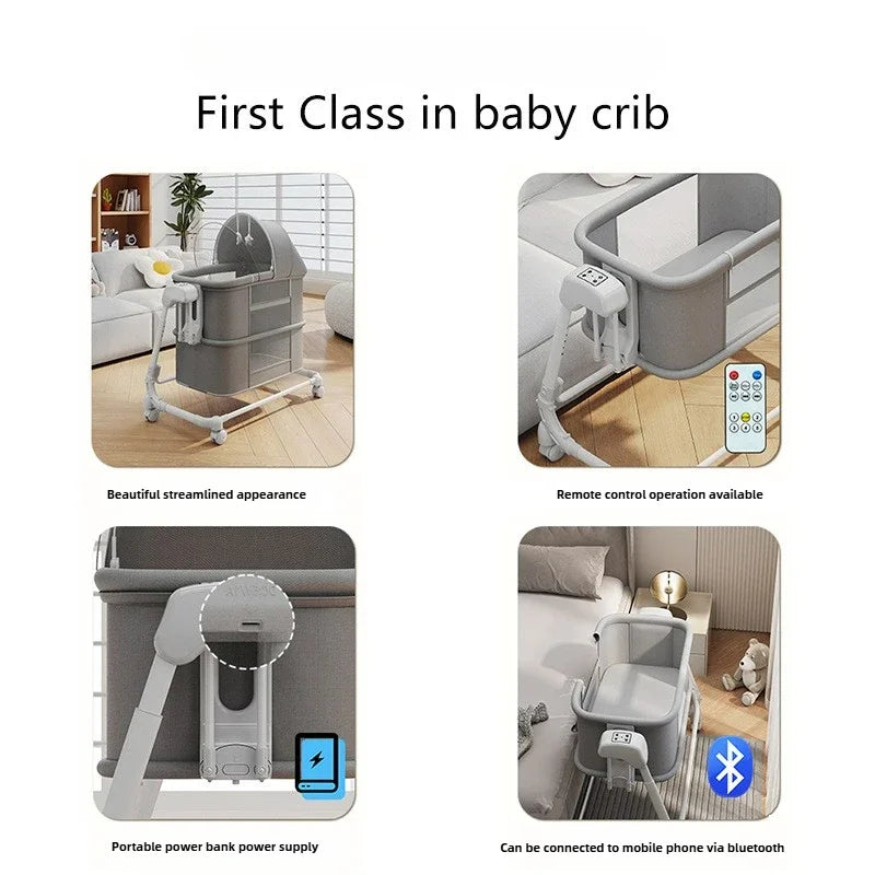 Multifunctional Portable Baby Bassinet | 0-36 Months | Metal