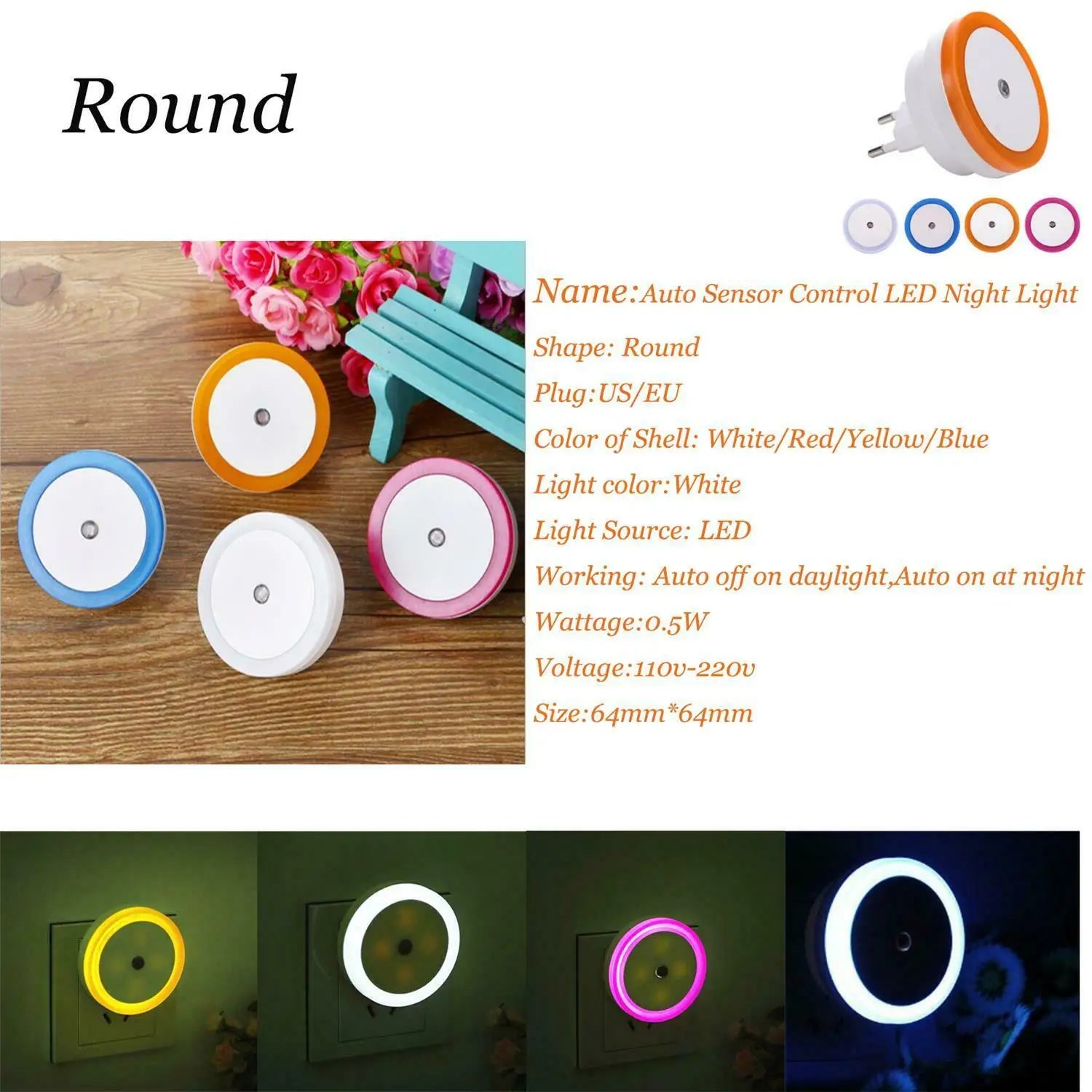 Led Night Light Mini Cute Stars Lamp 220V 110V Kids Bedroom Automatic Sensor Decoration Lighting Reading Table Book Children