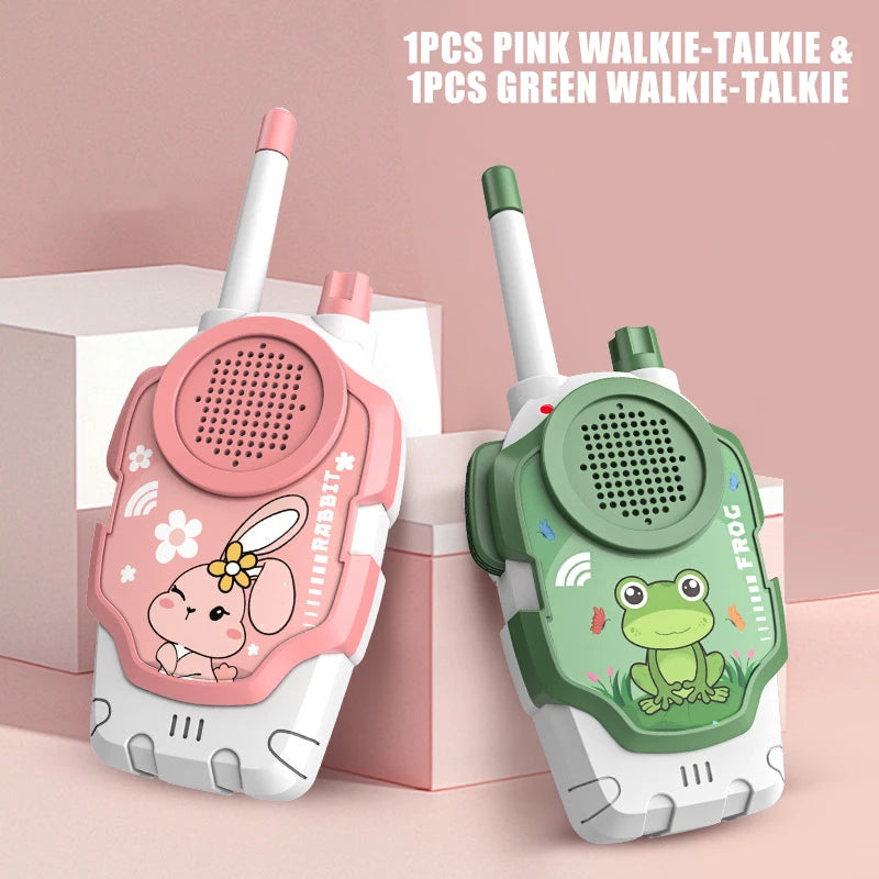2Pcs Walkie Talkie Children Toy Long Range Wireless Interphone Parent-Child Interaction Intercom Communication Toys For Kids Gift