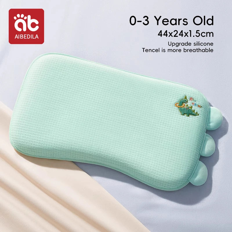 Memory Foam Baby Pillow | Soft Cotton 0-6 Years