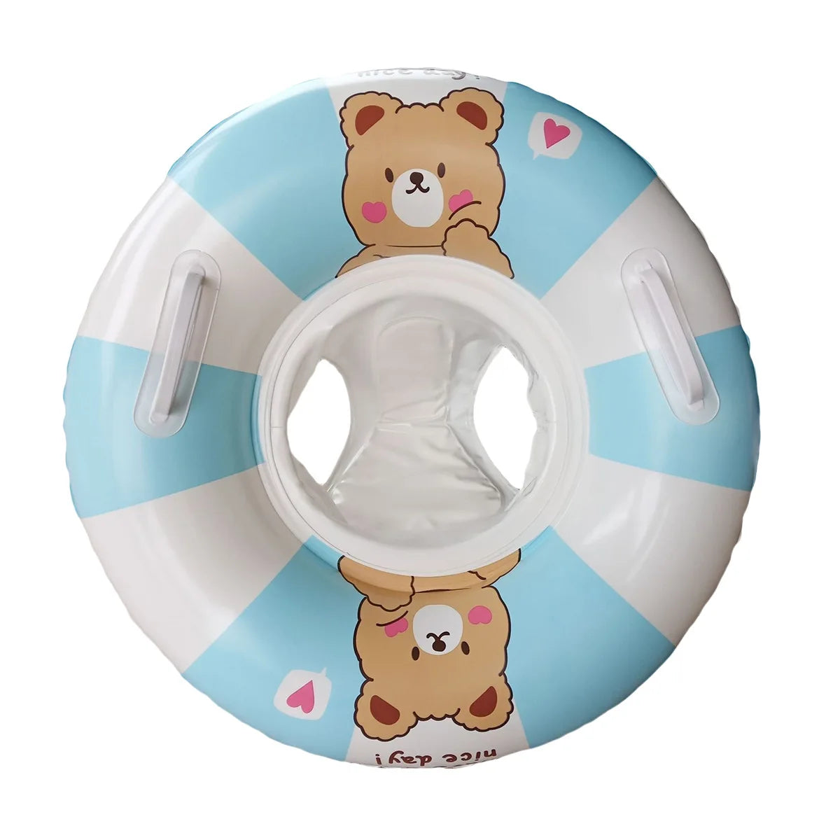 Inflatable Baby Float with Sun Canopy | Safe Pool Ring | 3-36 Months