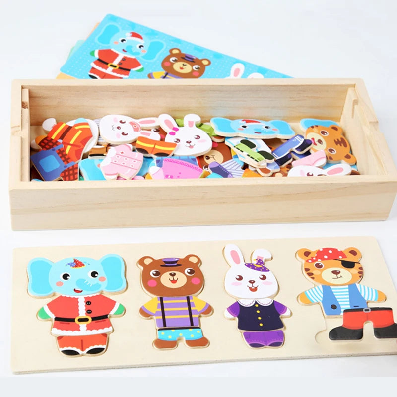 Educational Wooden Puzzle for Baby | Learning Through Play