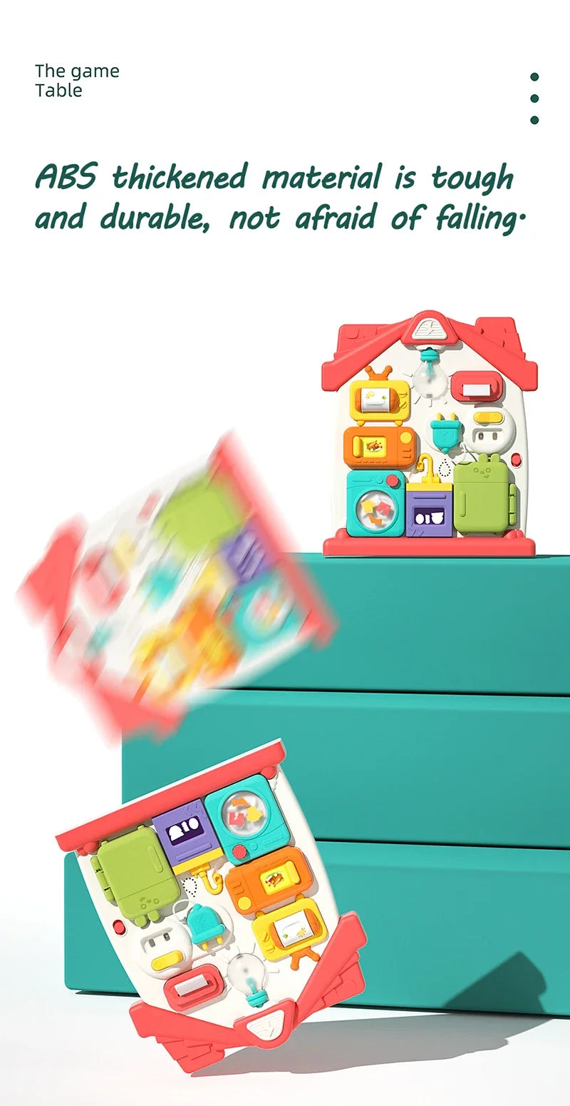 63-in-1 Montessori Sensory Board | Educational Toy for Babies and Toddlers