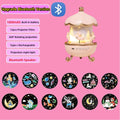 Projector Night Light with Speaker for Kids Room Decor, 12 Films, Kawaii Ocean Projection Nightlights for Baby Bedroom Gifts