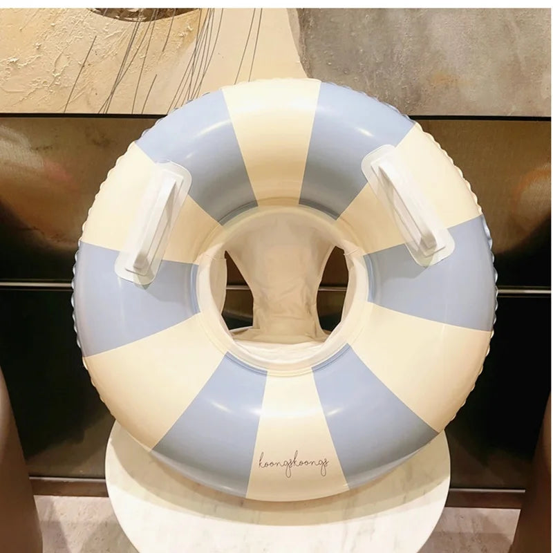 Flotador Inflable para Bebé con Sombrilla | Anillo de Piscina Seguro | 3-36 Meses