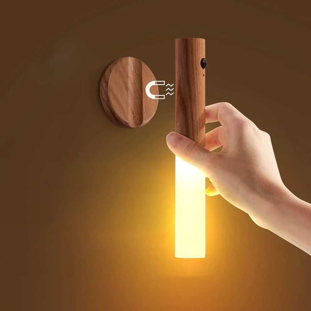 LED Night Light USB Charging Intelligent Human Induction For Bedside Cabinet Home Wardrobe Lighting Motion Sensor Light Led Lamp