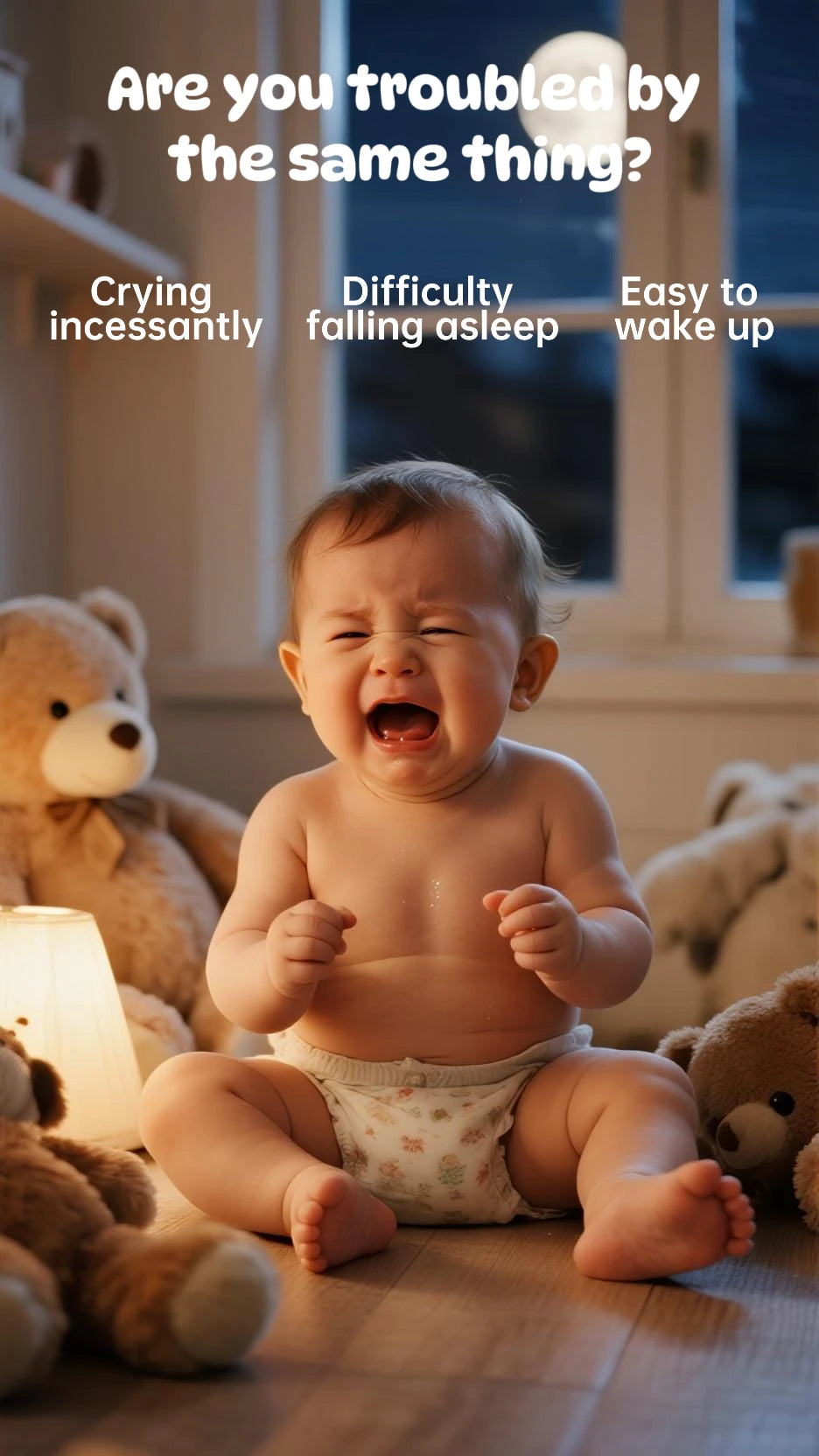 RGB White Noise Machine for Baby | 20 Sounds | Rechargeable Touch LED Night Light