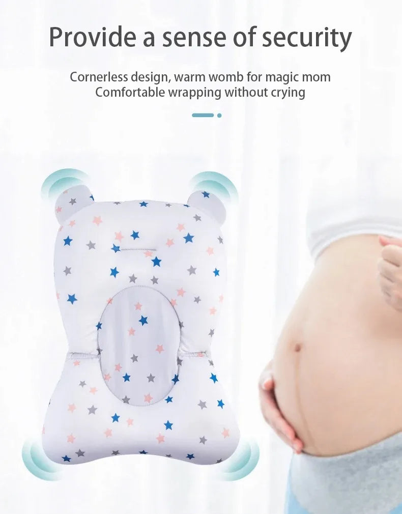 Baby Bath Cushion | Foldable and Safe Floating Seat | Newborns