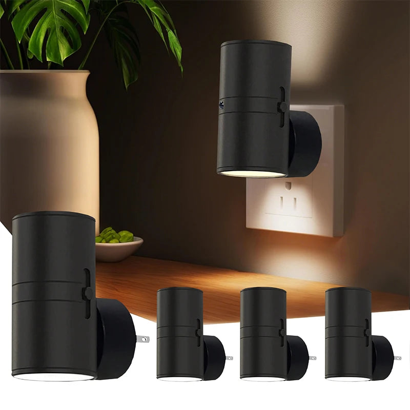 1/2/4 PCS LED Night Light with Dusk To Dawn Sensor Plug-in Wall Mounted Night Light Suitable for Bedrooms Corridors Stairs
