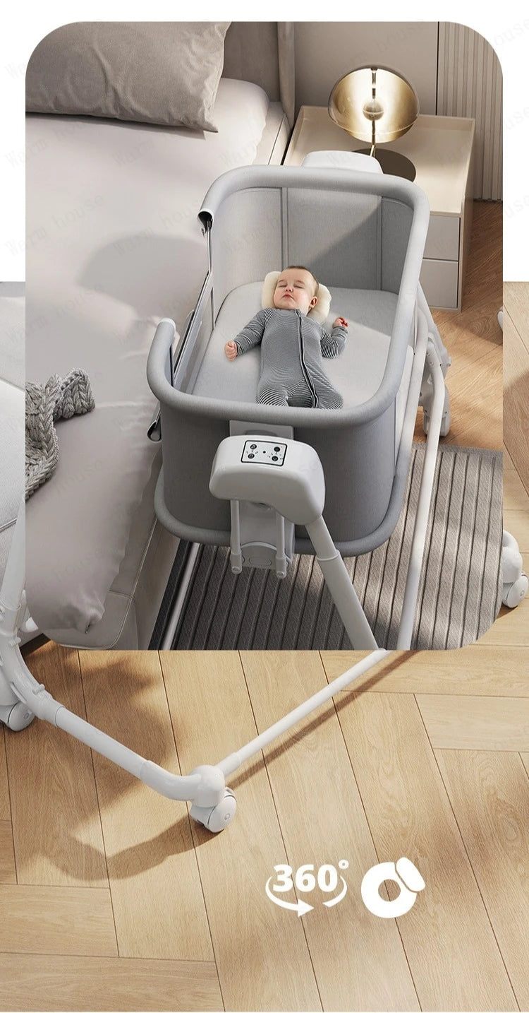Cuna Moisés Portátil Multifuncional para Bebé | 0-36 Meses | Metal