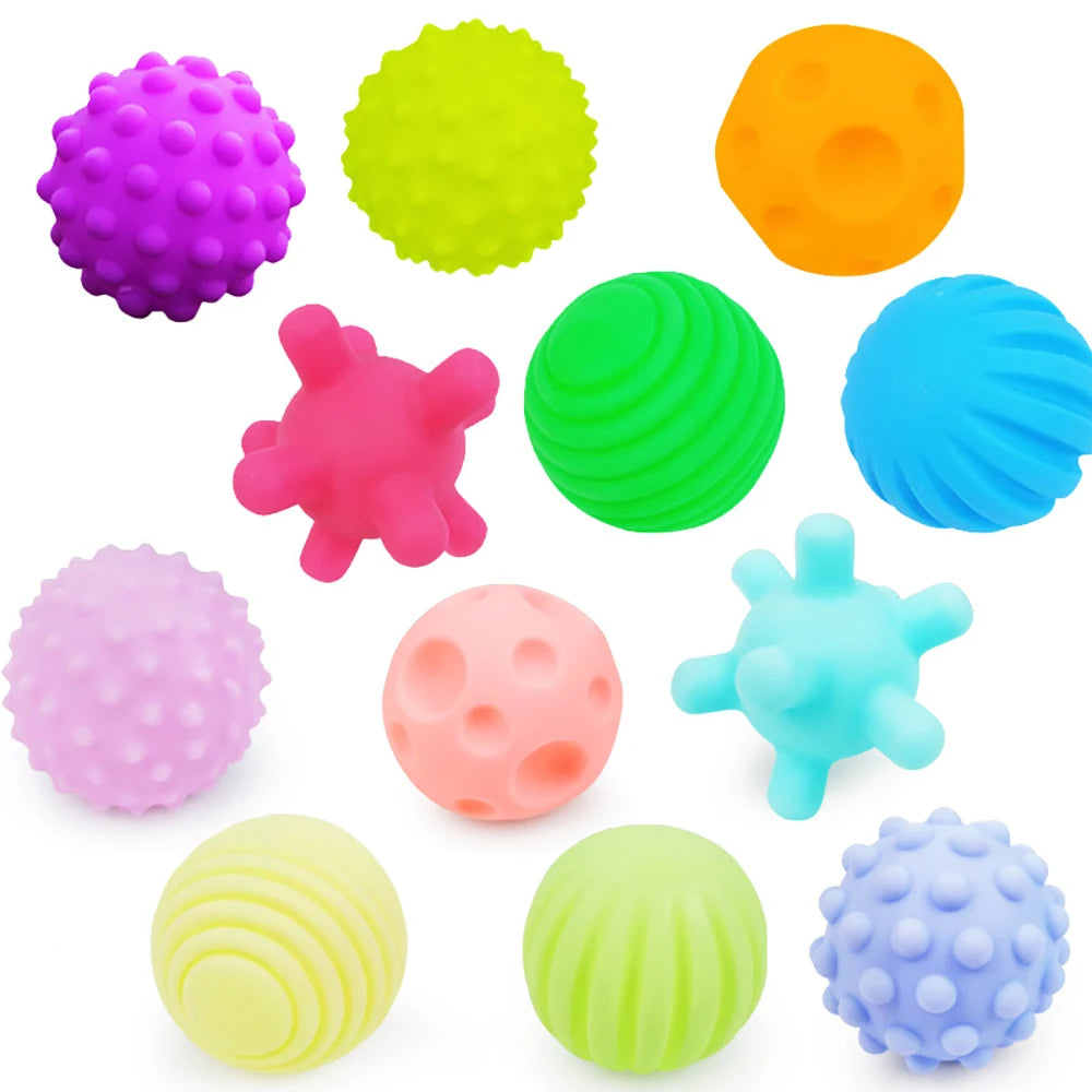 Sensory Ball Set for Babies | Tactile Stimulation 6 pcs