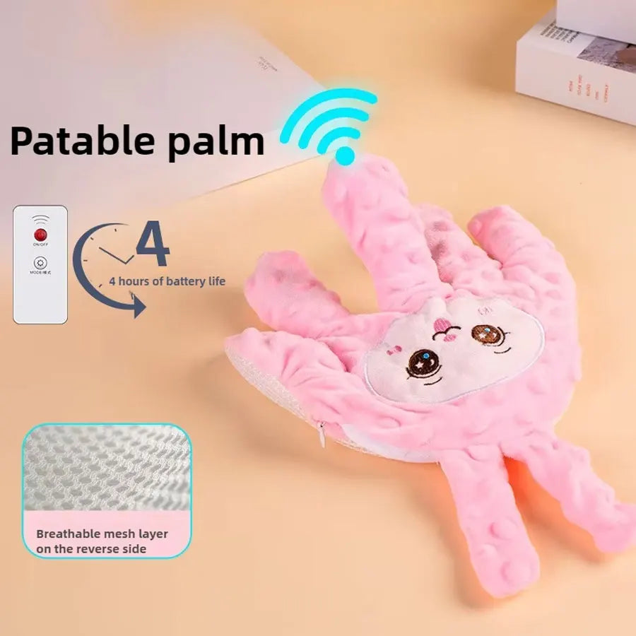 Soothing Pillow with Automatic Caress Palm for Baby