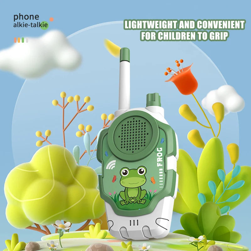 2Pcs Walkie Talkie Children Toy Long Range Wireless Interphone Parent-Child Interaction Intercom Communication Toys For Kids Gift