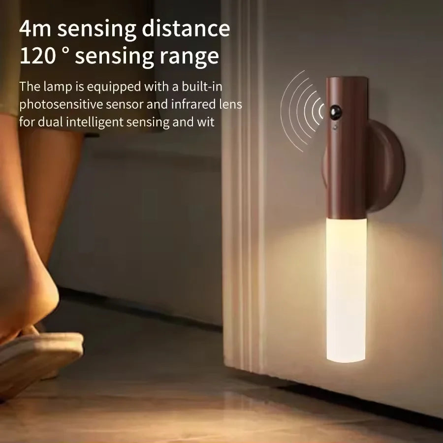 LED Guide Light with Motion Sensor | USB Rechargeable for Hallways and Cribs