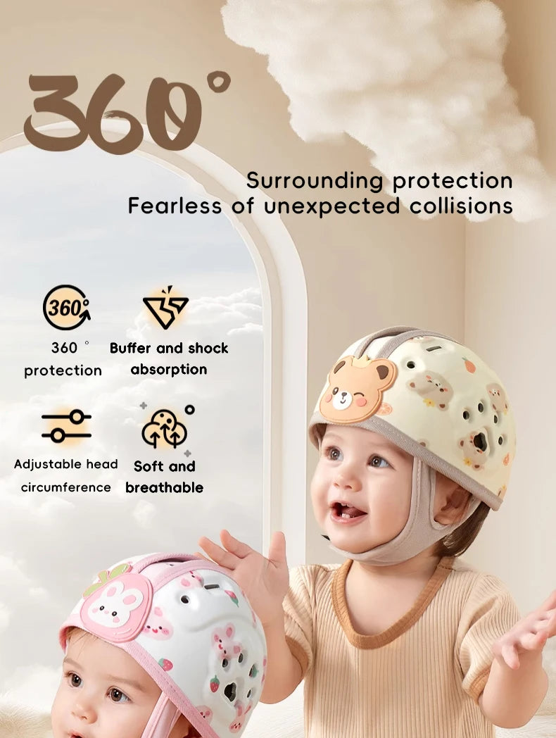 Casco Protector Anticaídas para Bebé | Aprende a Caminar Seguro