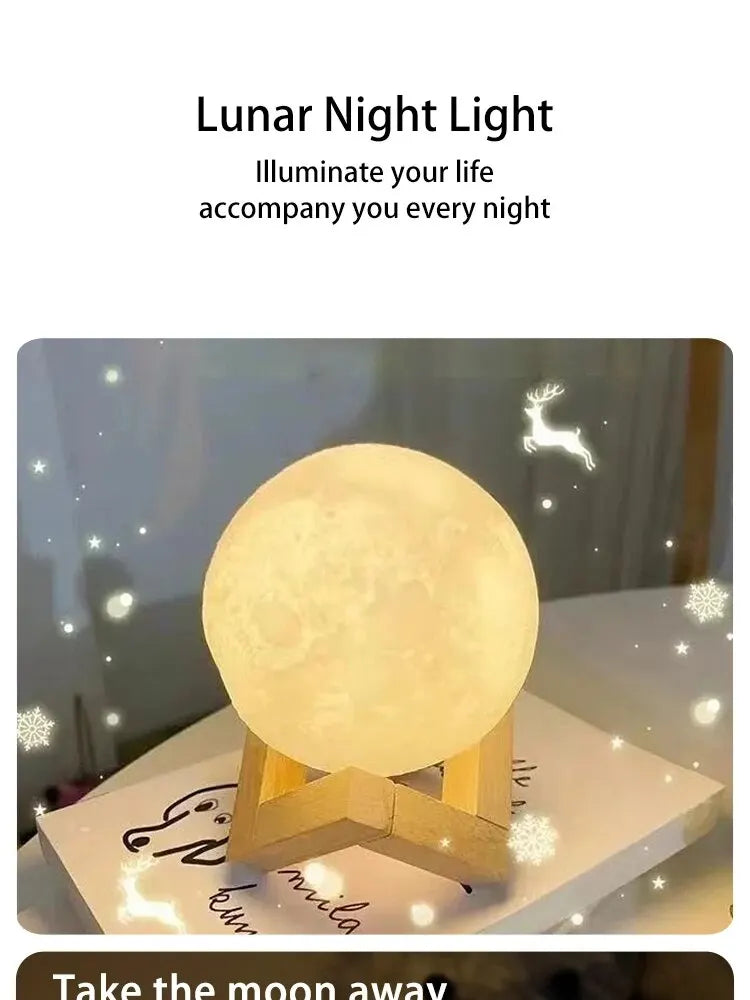 DIY LED Moon Lamp | Customizable Night Light | Creative Gift for Kids & Women | Astral Decor Madrid 2026