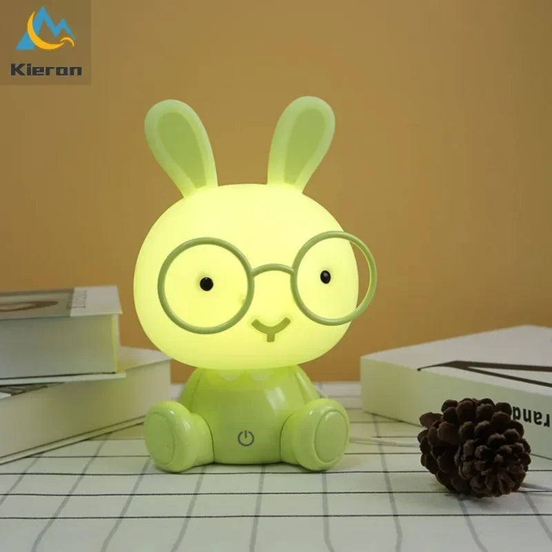 Lámpara LED de Pie para Habitación Bebé | Interruptor Táctil USB