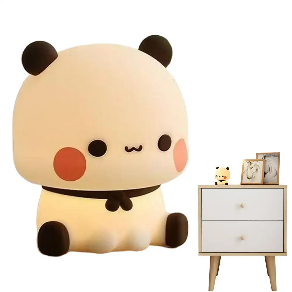 Panda Silicone LED Night Light | Touch 3 Modes for Kids