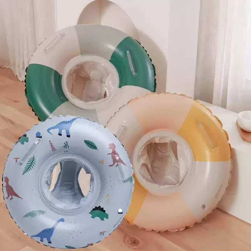 Flotador Inflable para Bebé con Sombrilla | Anillo de Piscina Seguro | 3-36 Meses