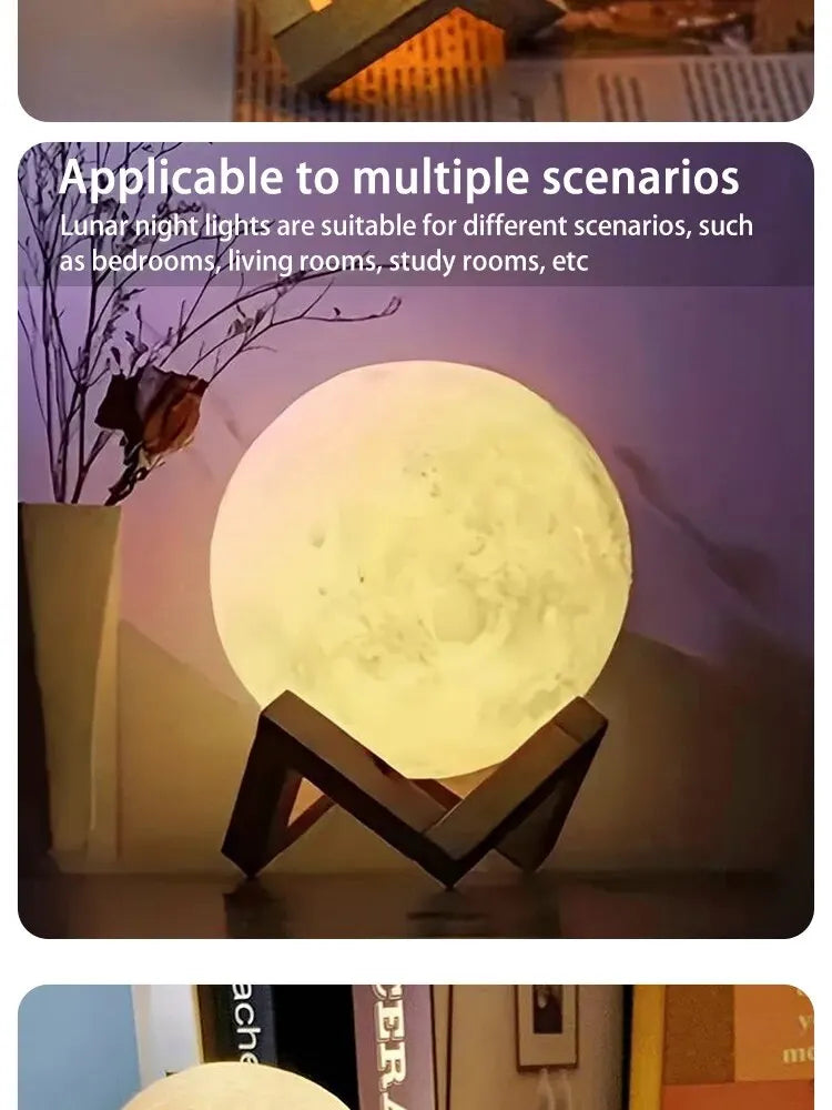 DIY LED Moon Lamp | Customizable Night Light | Creative Gift for Kids & Women | Astral Decor Madrid 2026