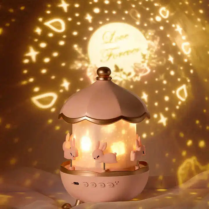 Projector Night Light with Speaker for Kids Room Decor, 12 Films, Kawaii Ocean Projection Nightlights for Baby Bedroom Gifts