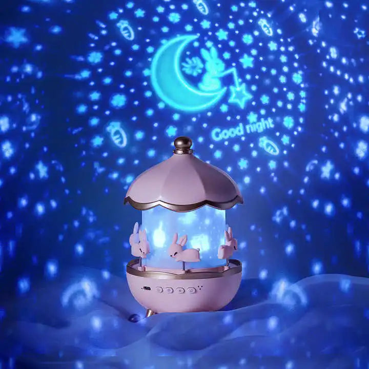 Projector Night Light with Speaker for Kids Room Decor, 12 Films, Kawaii Ocean Projection Nightlights for Baby Bedroom Gifts