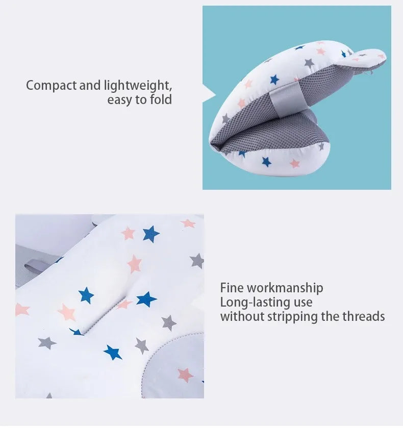 Baby Bath Cushion | Foldable and Safe Floating Seat | Newborns