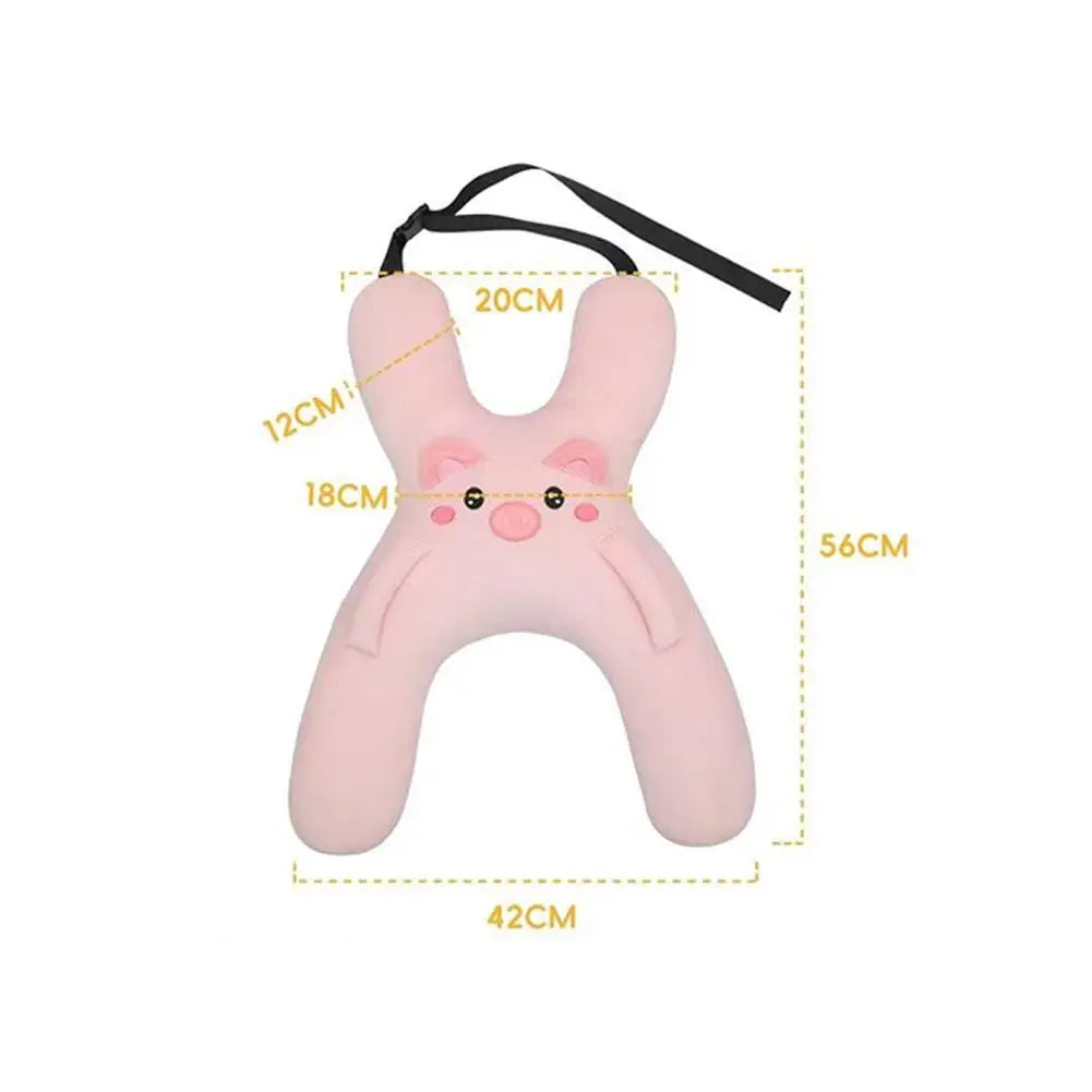 Almohada de Viaje para Niños | Reposacabezas Anti-Atragantamiento y Apoyo Lumbar