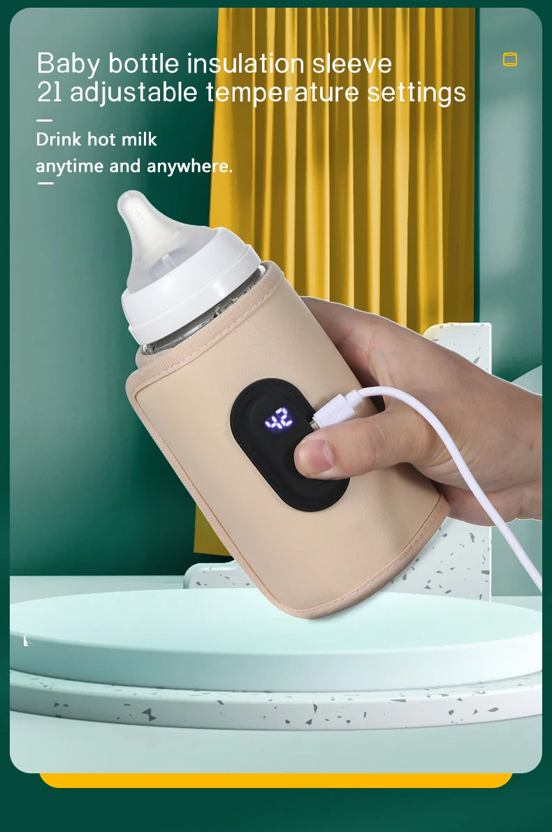 Instant Portable Bottle Warmer | USB | No Waiting | Happy Baby