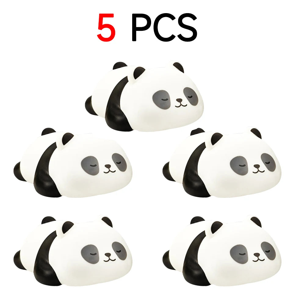 2025 New Panda LED Night Light Living Room Cute Panda Plastic Lamp Bedside Decor Creative Kids Night Light Birthday Gift