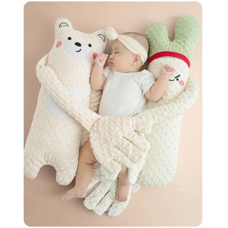 Remote Control Electric Baby Sleep Toy 68cm Cartoon Bear Shaped Plush Soothing Dolls Automatic Tapping Comfort Pillow for Infant