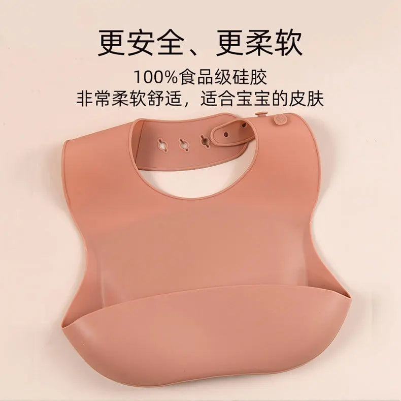 Silicone Baby Bibs | Waterproof, Easy to Clean | Pack