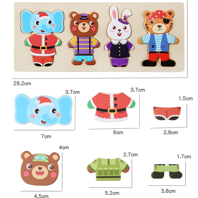 Educational Wooden Puzzle for Baby | Learning Through Play