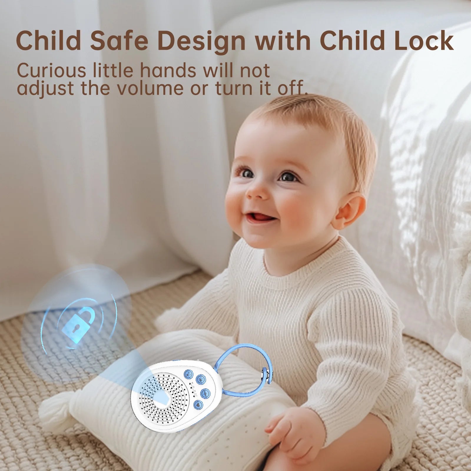 White Noise Machine for Babies | 20 Soothing Sounds | Portable USB