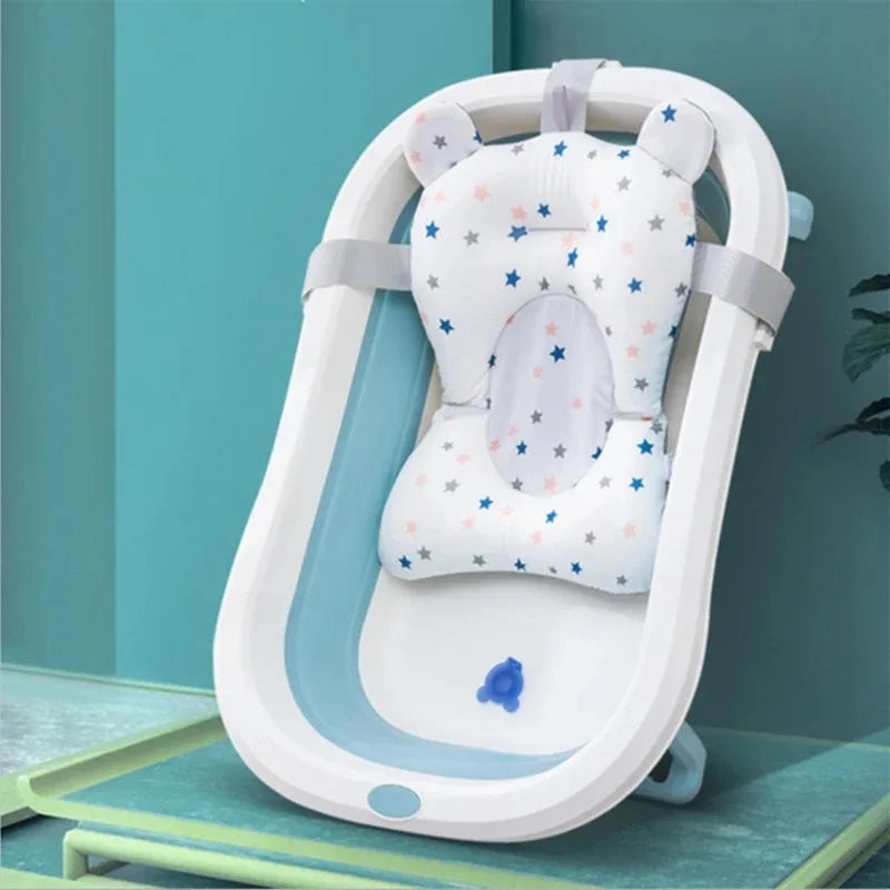 Baby Bath Cushion | Foldable and Safe Floating Seat | Newborns