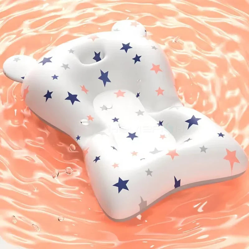 Baby Bath Cushion | Foldable and Safe Floating Seat | Newborns