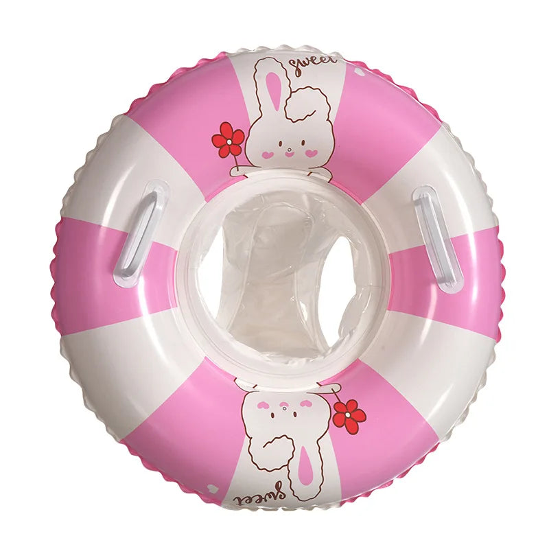 Inflatable Baby Float with Sun Canopy | Safe Pool Ring | 3-36 Months