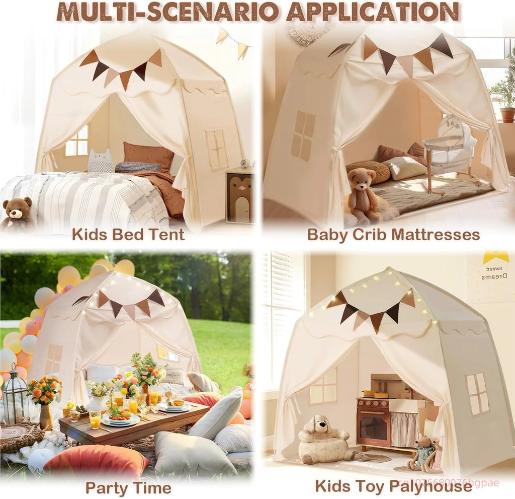 Kids Bed Tent | Private Indoor Sleeping & Playing Space