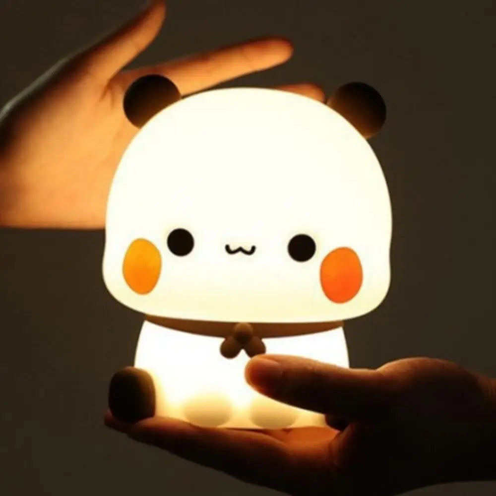 Panda Silicone LED Night Light | Touch 3 Modes for Kids