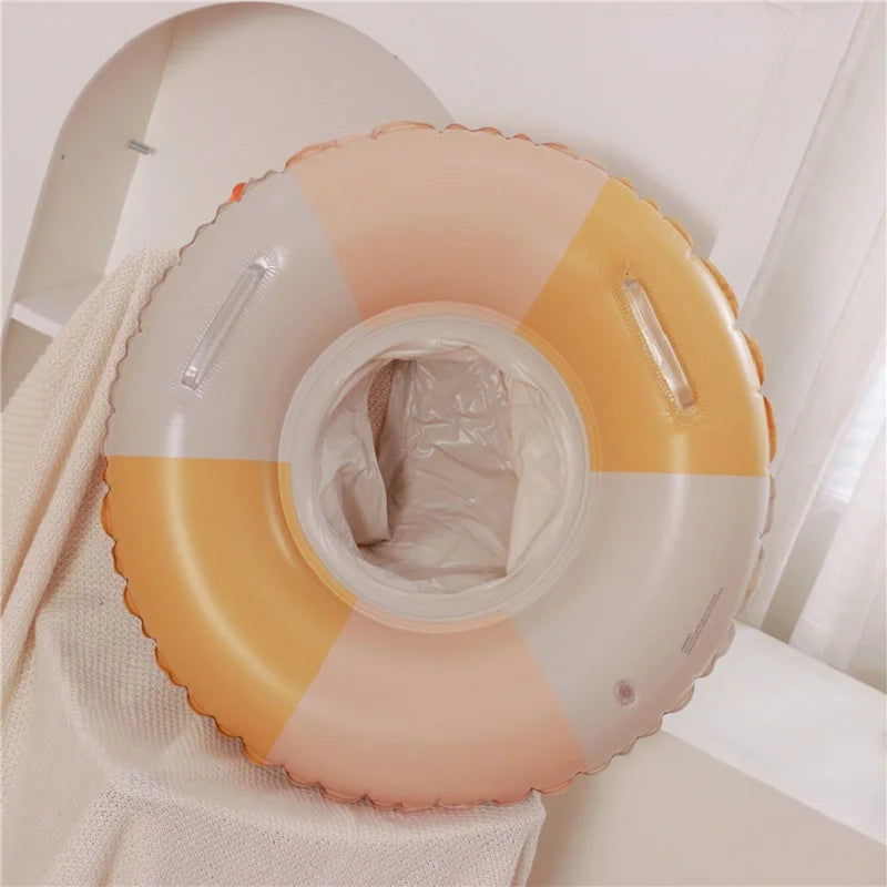 Flotador Inflable para Bebé con Sombrilla | Anillo de Piscina Seguro | 3-36 Meses