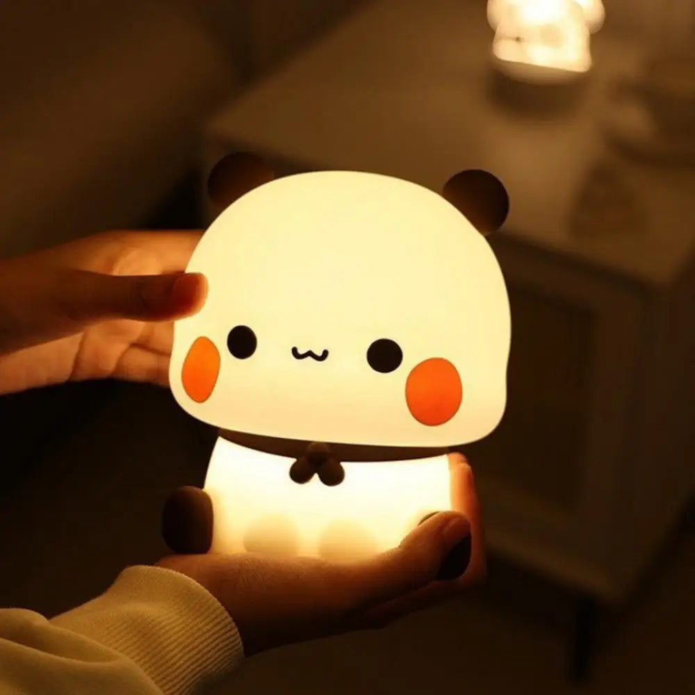 Panda Silicone LED Night Light | Touch 3 Modes for Kids