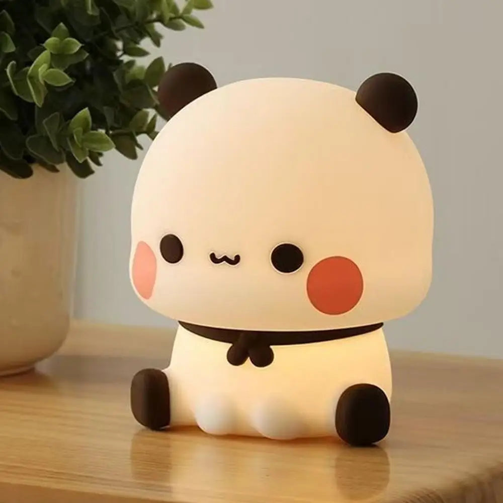 Panda Silicone LED Night Light | Touch 3 Modes for Kids