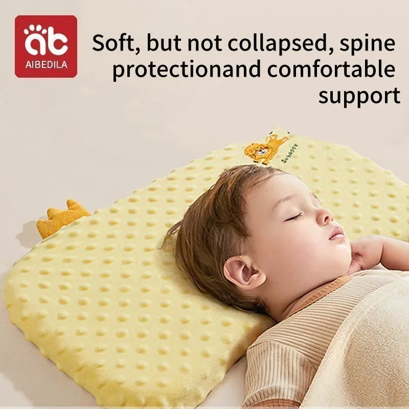 Memory Foam Baby Pillow | Soft Cotton 0-6 Years
