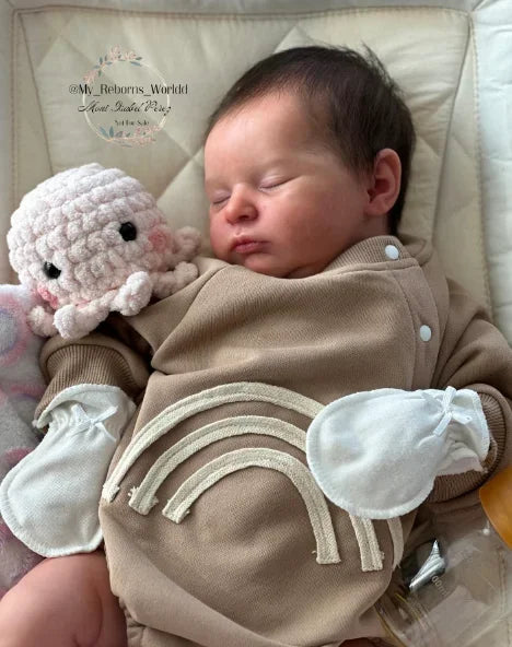 Muñeca Reborn Laura 19 Pulgadas | Bebé Realista de Tacto Suave para Niñas