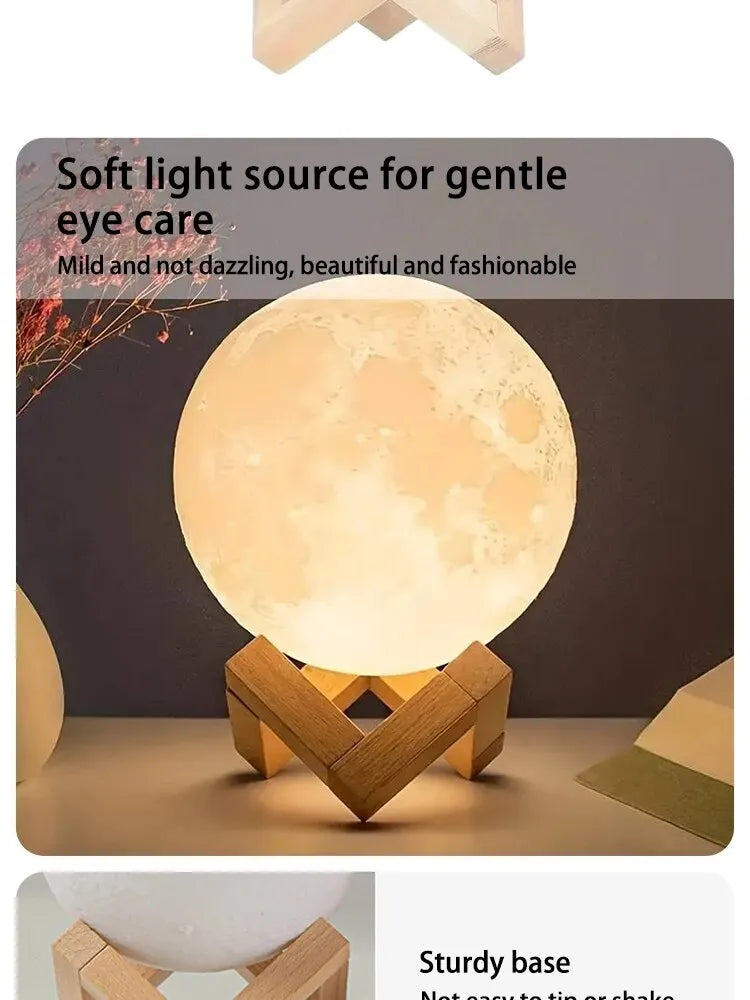 DIY LED Moon Lamp | Customizable Night Light | Creative Gift for Kids & Women | Astral Decor Madrid 2026